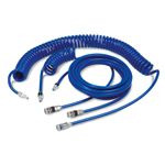 Spiral hose kits with series 320 eSafe couplings